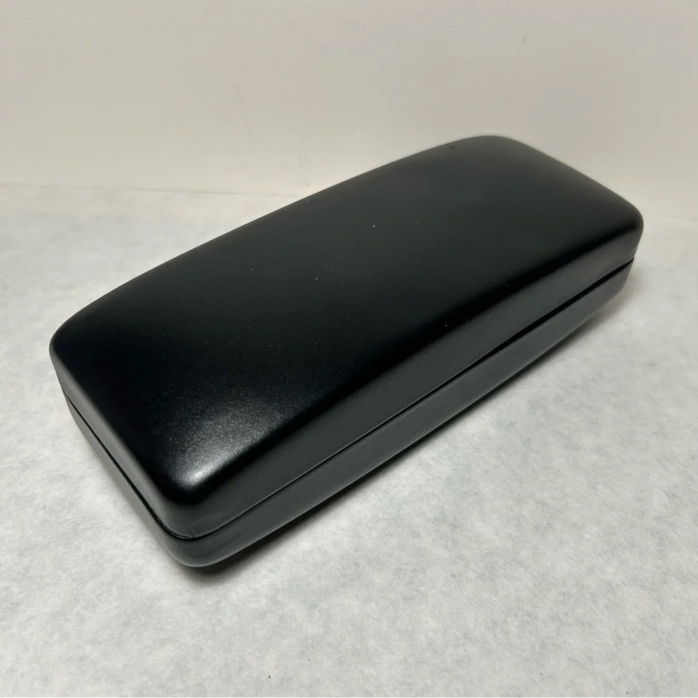 Ralph Lauren Matte Black Eyewear Sunglasses Clamshell Hard Case Embossed Logo